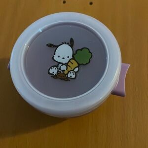 Sanrio Pochacco Melli 6 oz Food Storage Container with lid NEW